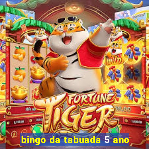 bingo da tabuada 5 ano